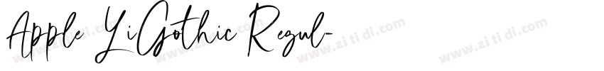 Apple LiGothic Regul字体转换 Apple LiGothic Regul字体转换
